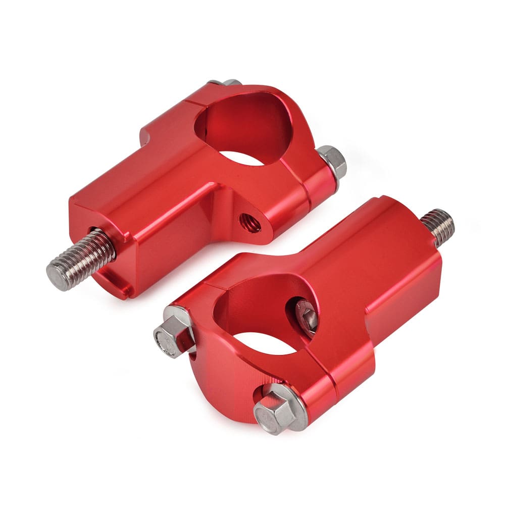 28mm Handlebar Mounts Clamp Riser 52mm Height For KTM Husaberg Husqvarna BETA GasGas