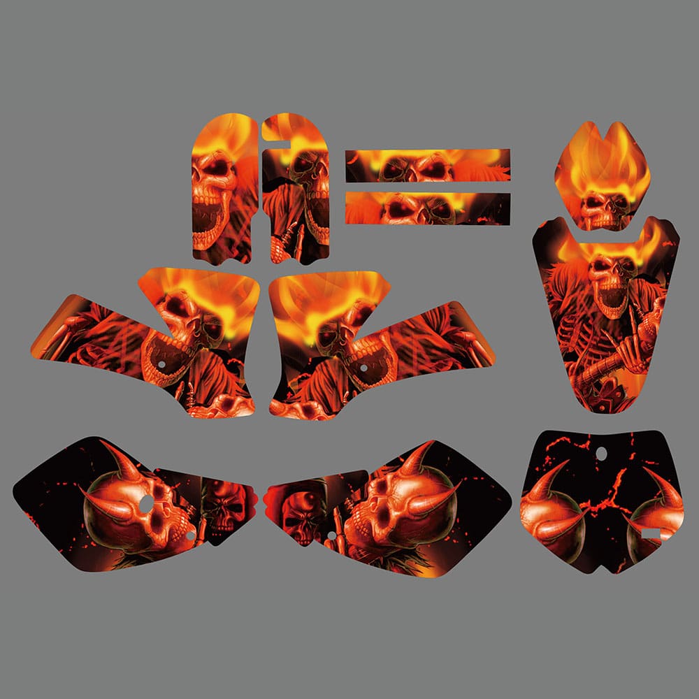 Fairing Personality Decal Stickers Kit For KTM SX65 2002-2008