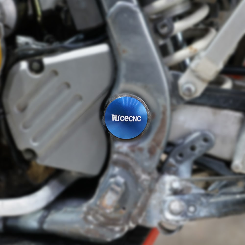 Left Frame Plugs Insert Cover Plug Cap For Suzuki DRZ400E/S/SM 2000-2024