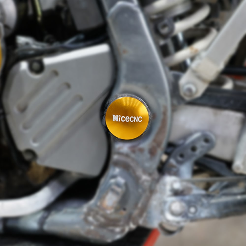 Left Frame Plugs Insert Cover Plug Cap For Suzuki DRZ400E/S/SM 2000-2024