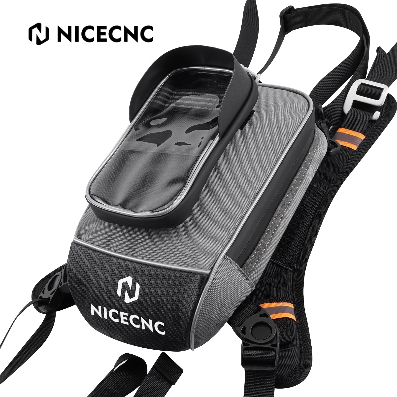 Motorcycle Tank Bag Magnetic Motorbike Oil Fuel Bag Touchscreen