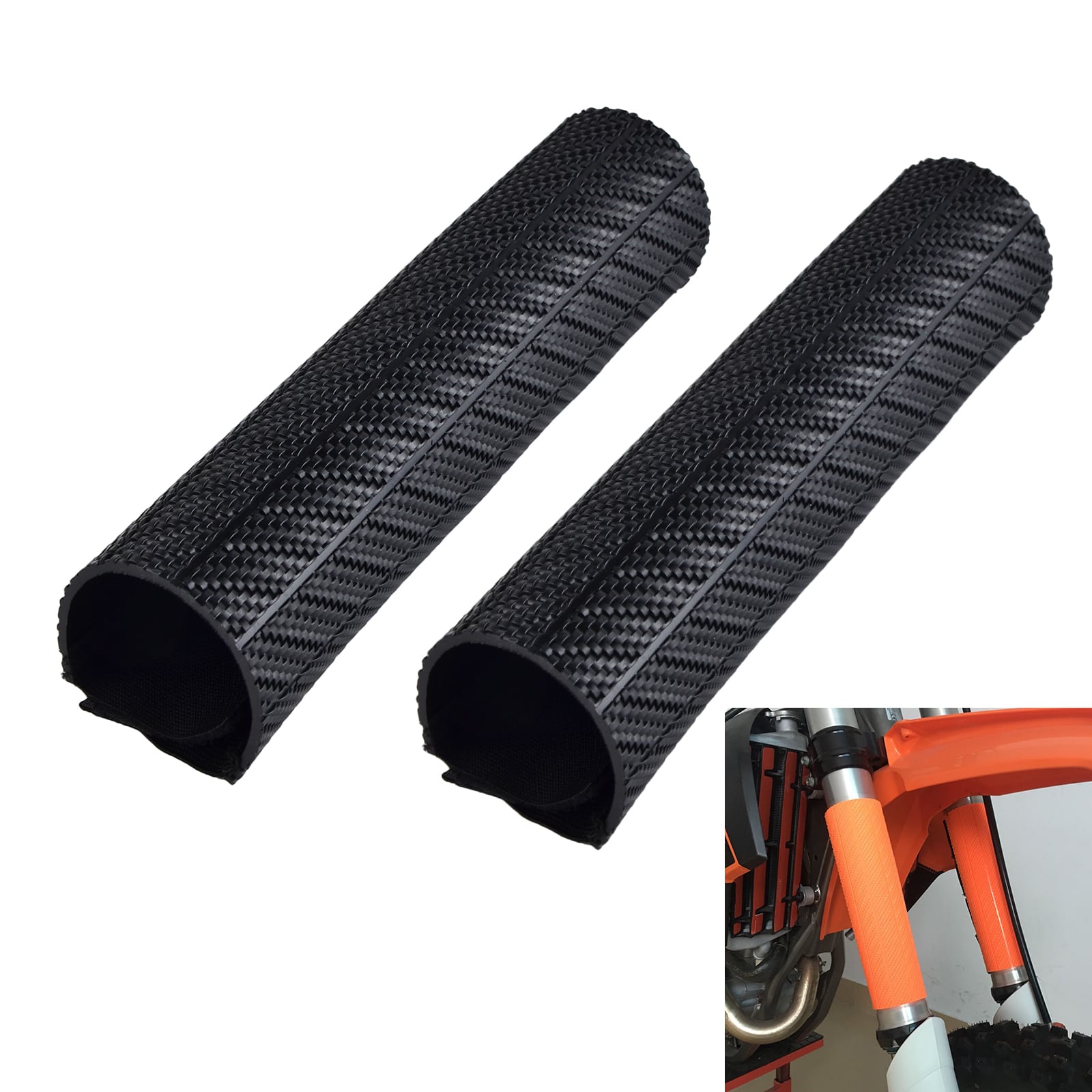 Motorcycle Front Fork Wrap Skin Protector Cover