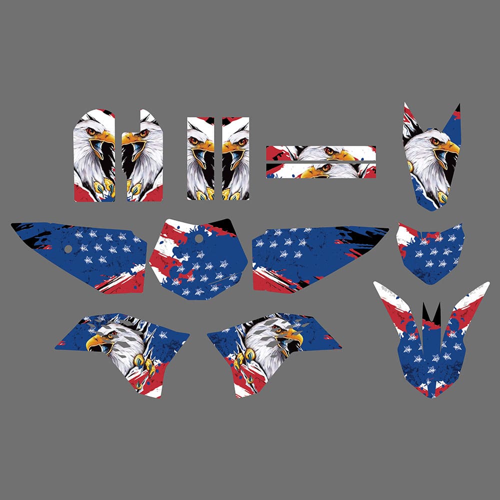 New Style Graphics & Backgrounds Stickers Kits For KTM SX65 2009-2015