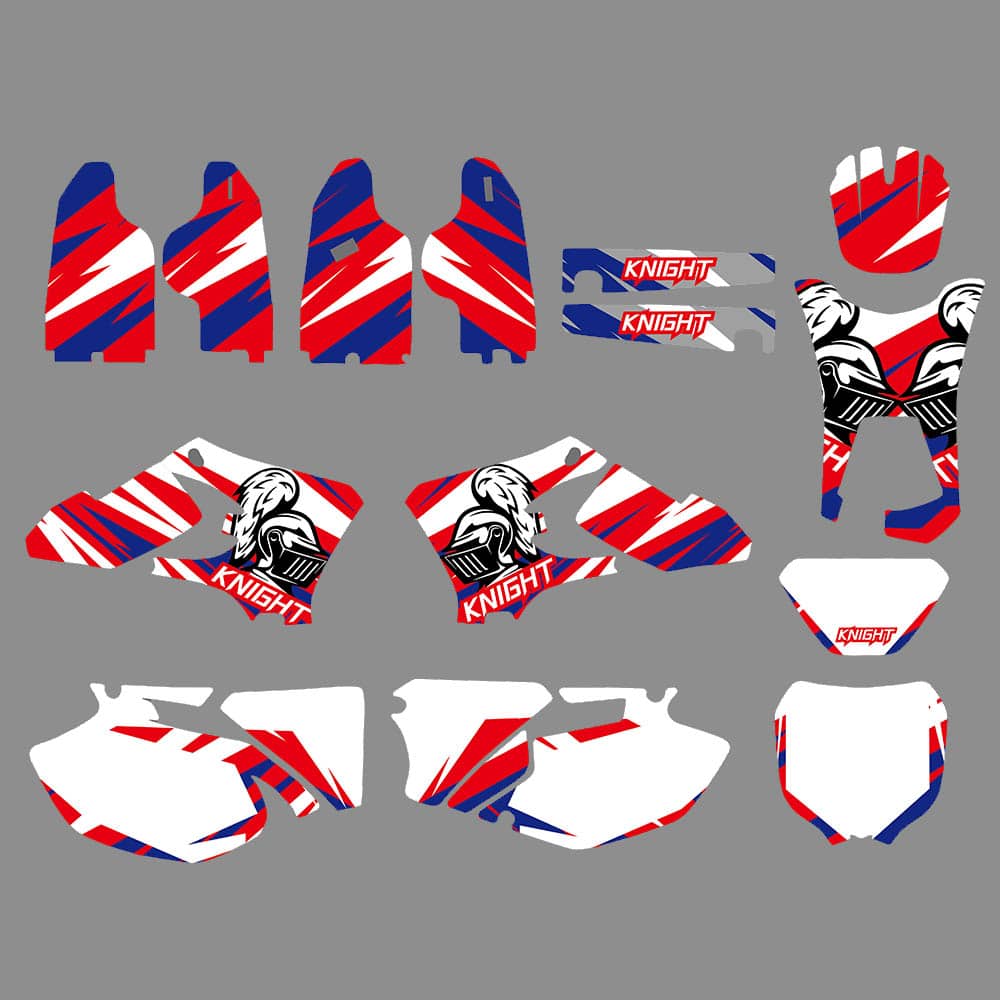 New Team Backgrounds DecalsStickers For Yamaha WR250F/WR450F 2005-2006