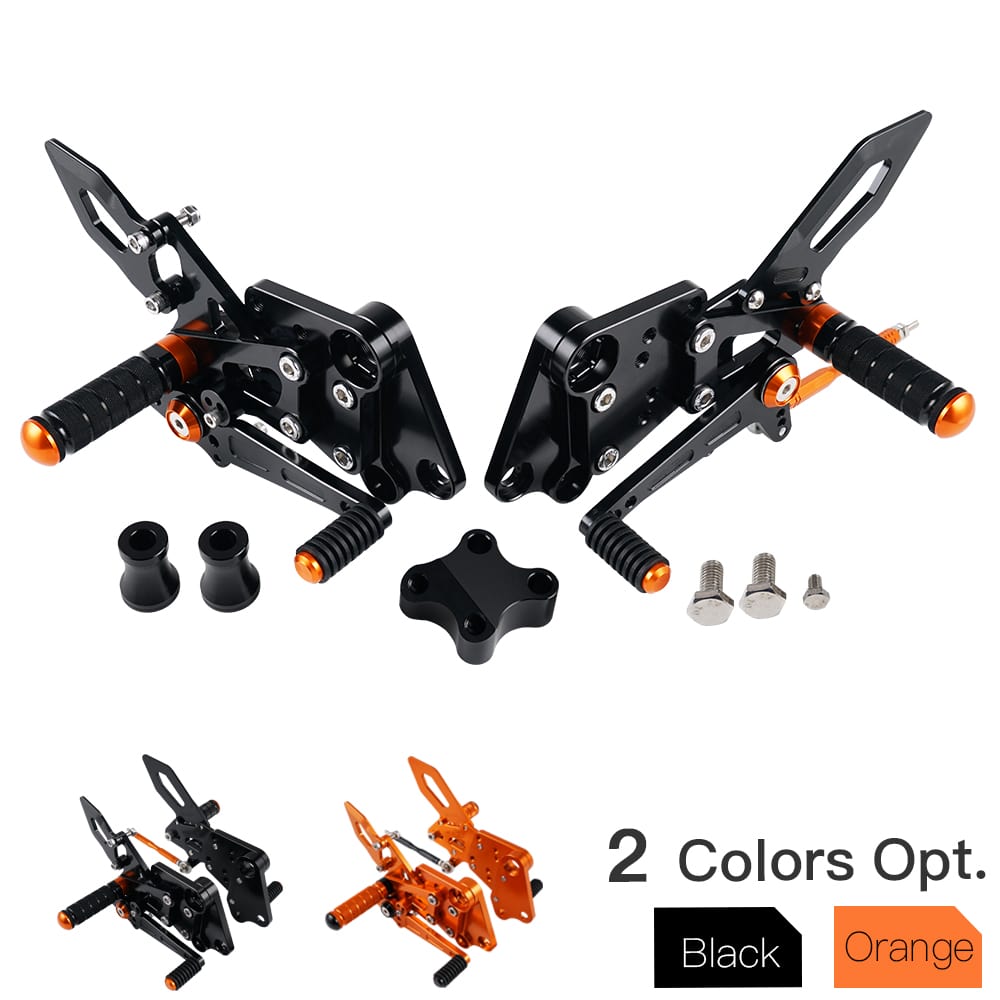 Adjustable Rearset Foot Pegs Boards For KTM Duke 390 18-23