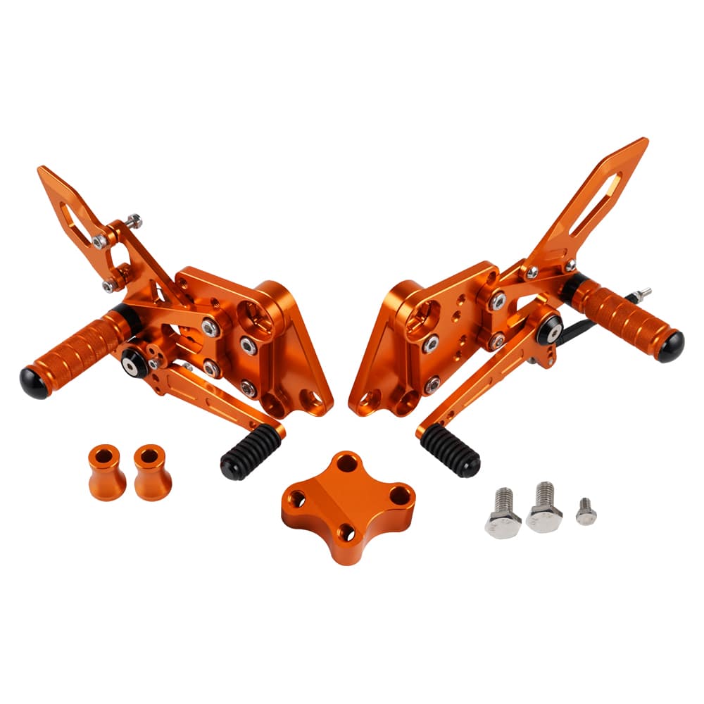 Adjustable Rearset Foot Pegs Boards For KTM Duke 390 18-23