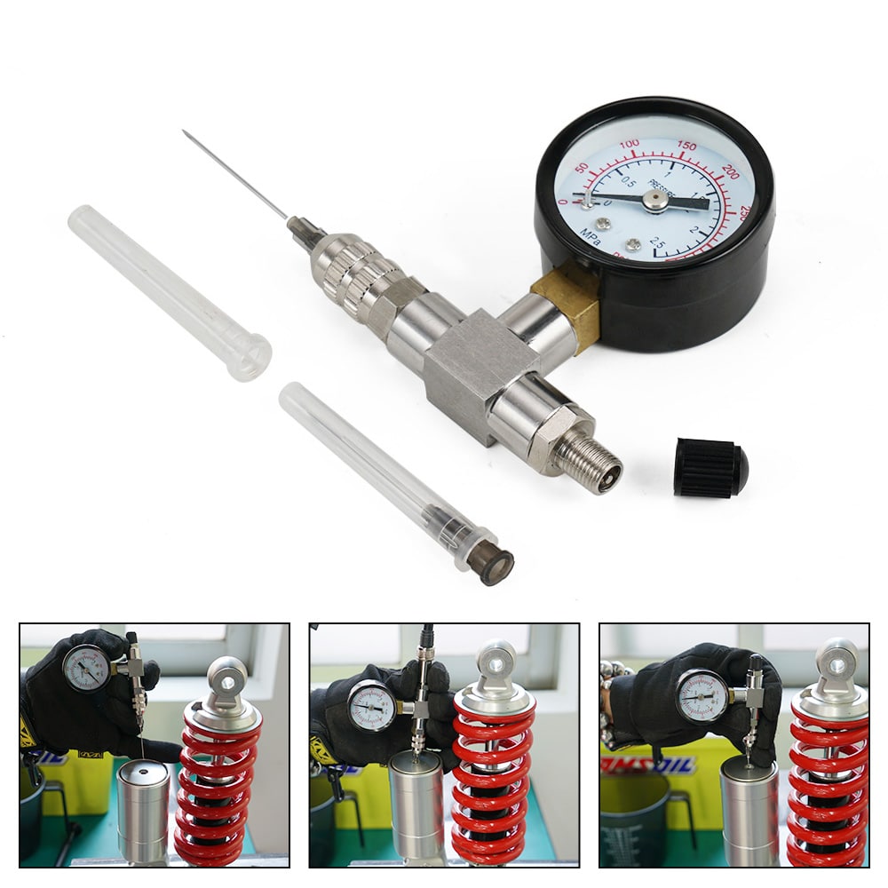 350 PSI Shock Nitrogen Needle Fill Tool For Universal Motorcycles ATV UTV Polaris RZR Can Am