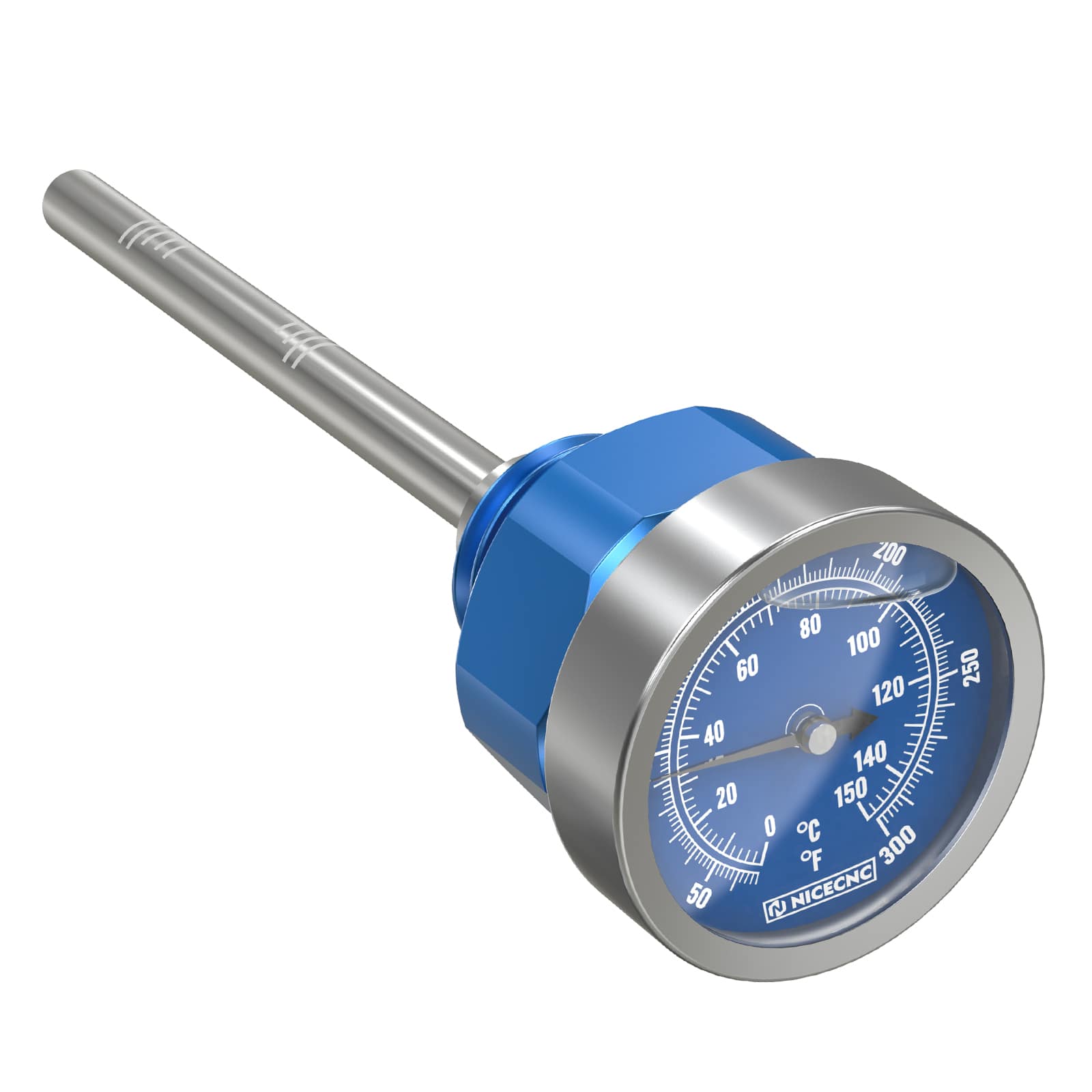 ATV Engine Oil Dipstick w/Temperature Gauge For Yamaha Raptor 700 700R 660R YFZ450