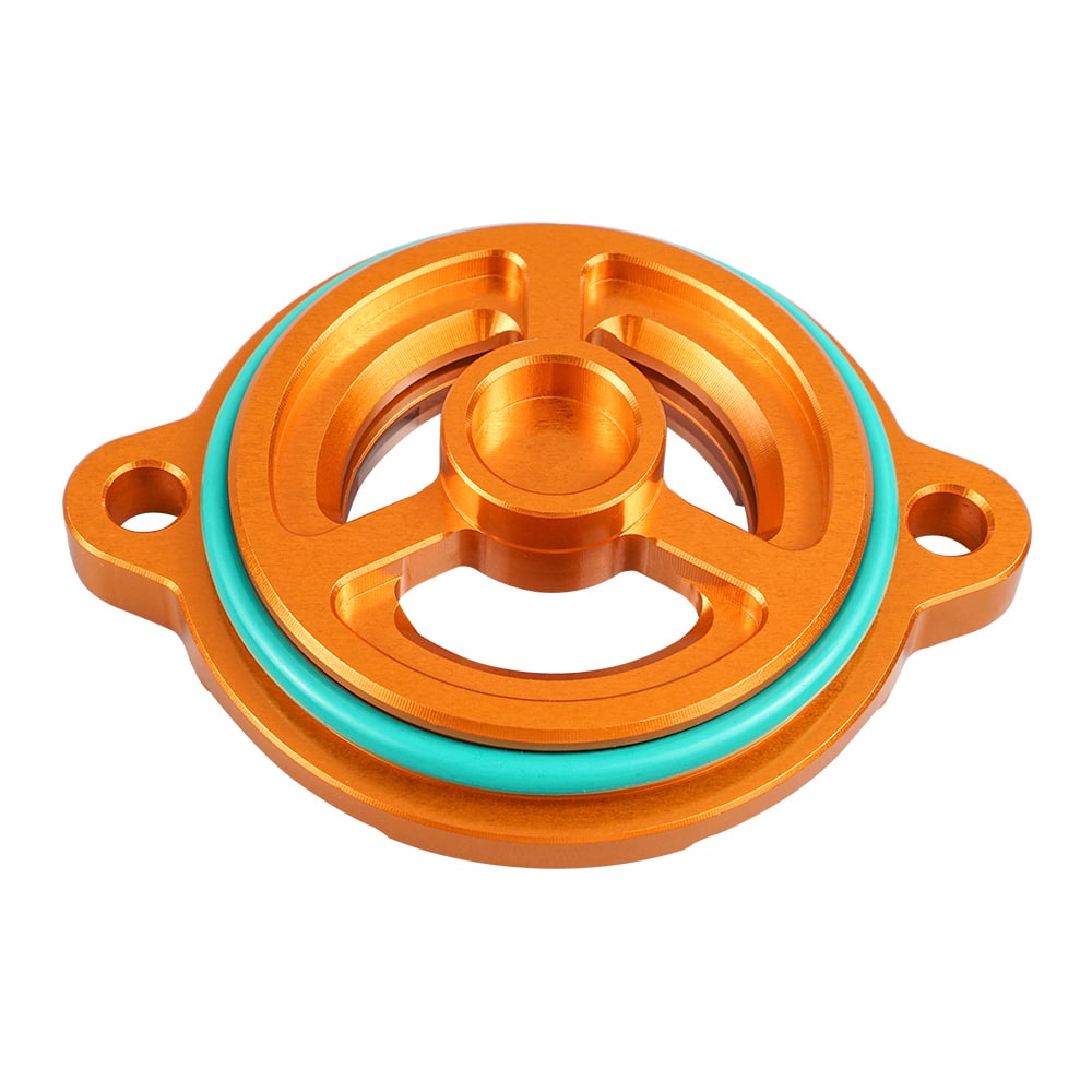 Clear Oil Filter Cover For KTM RC 390 Duke 690 Enduro SMC R 790 890 ADV 1290 SAR
