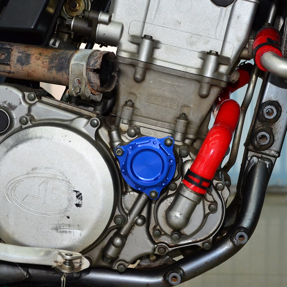 Engine Oil Filter Cover Cap Plug for Suzuki DRZ400 Kawasaki KFX400