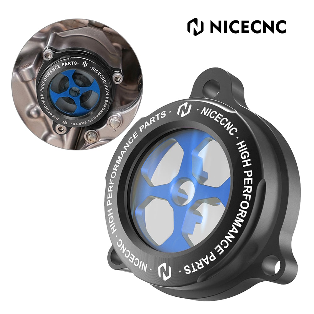 Oil Filter Cover Cap w/Observing Window For Yamaha Raptor 700 700R 2006-2024