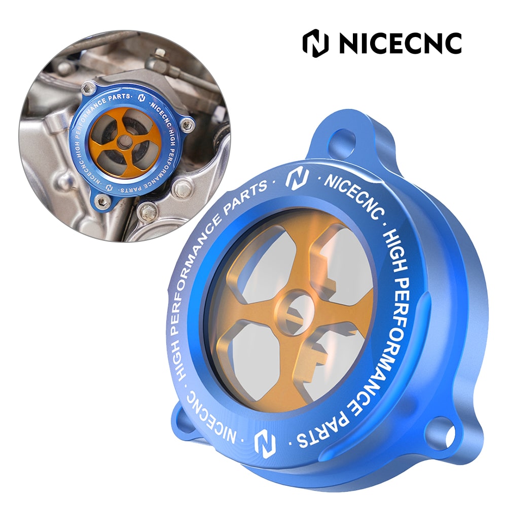 Oil Filter Cover Cap w/Observing Window For Yamaha Raptor 700 700R 2006-2024