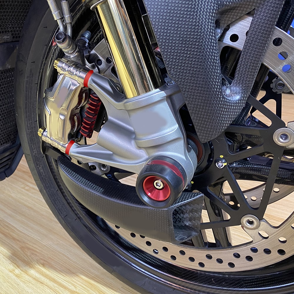 4x Front Brake Caliper Spaces Kit For Ducati Aprilia RSV4