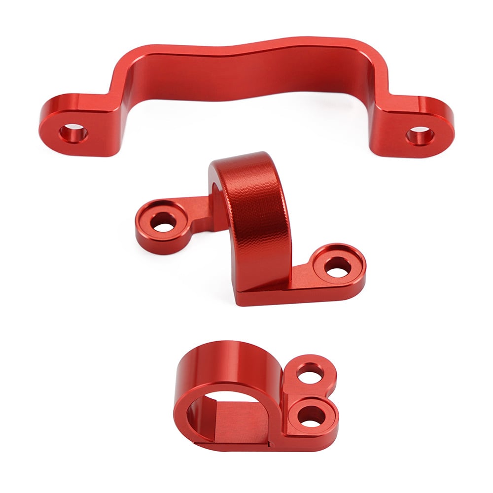 3PCS Rear Brake Line Guide Cable Clamps for Honda CRF450R/X CRF250R
