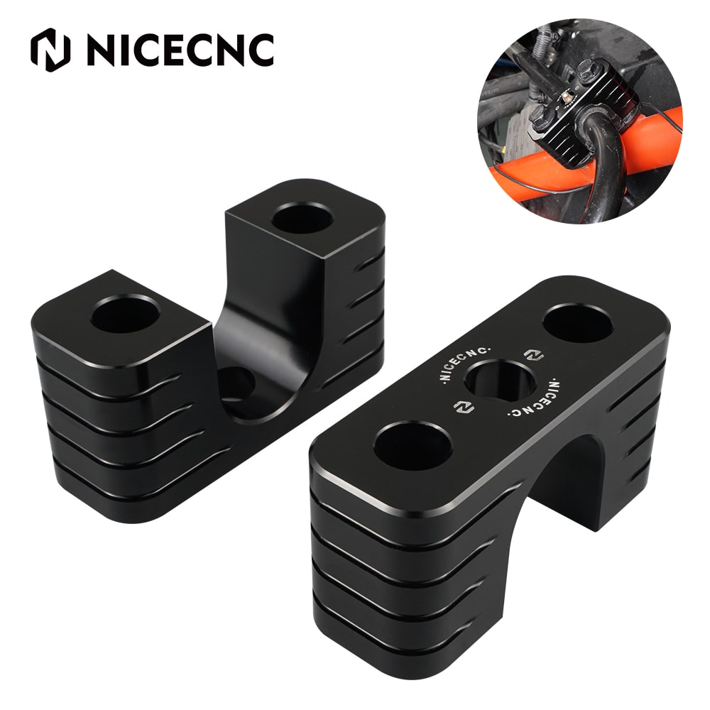 Pair UTV Rear Sway Bar Bushing Clamps Mounts Stabilizer Brackets For Can Am X3 2017-2022