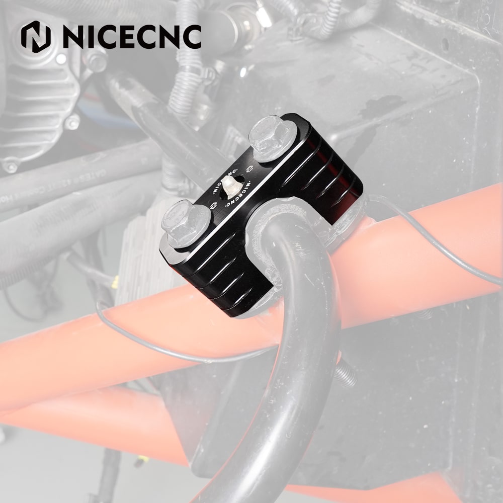 Pair UTV Rear Sway Bar Bushing Clamps Mounts Stabilizer Brackets For Can Am X3 2017-2022