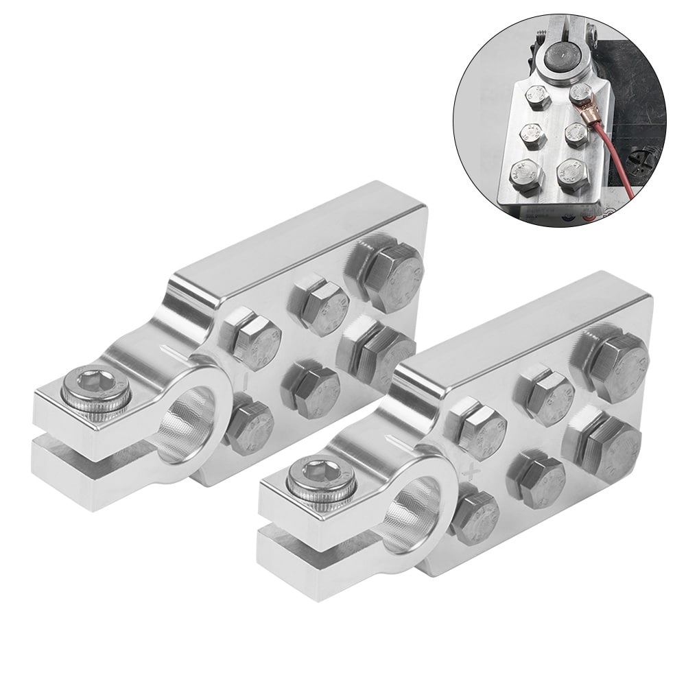 SAE 6 Spot Multi-Connection Marine Flat Battery Terminals Clamps Lead Connectors