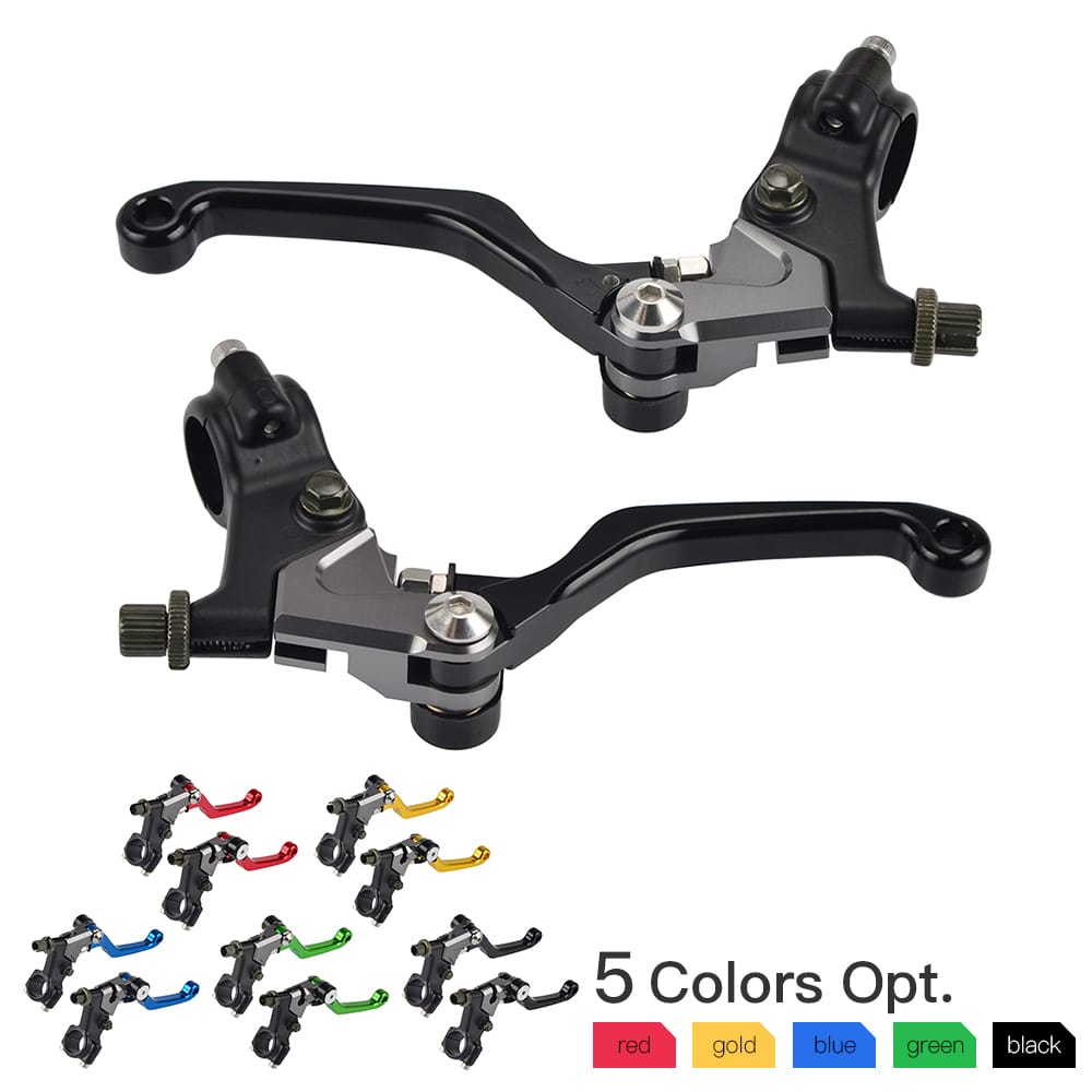 Motorcycles shorty Clutch & Brake Lever Set For Honda Yamaha Suzuki Kawasaki