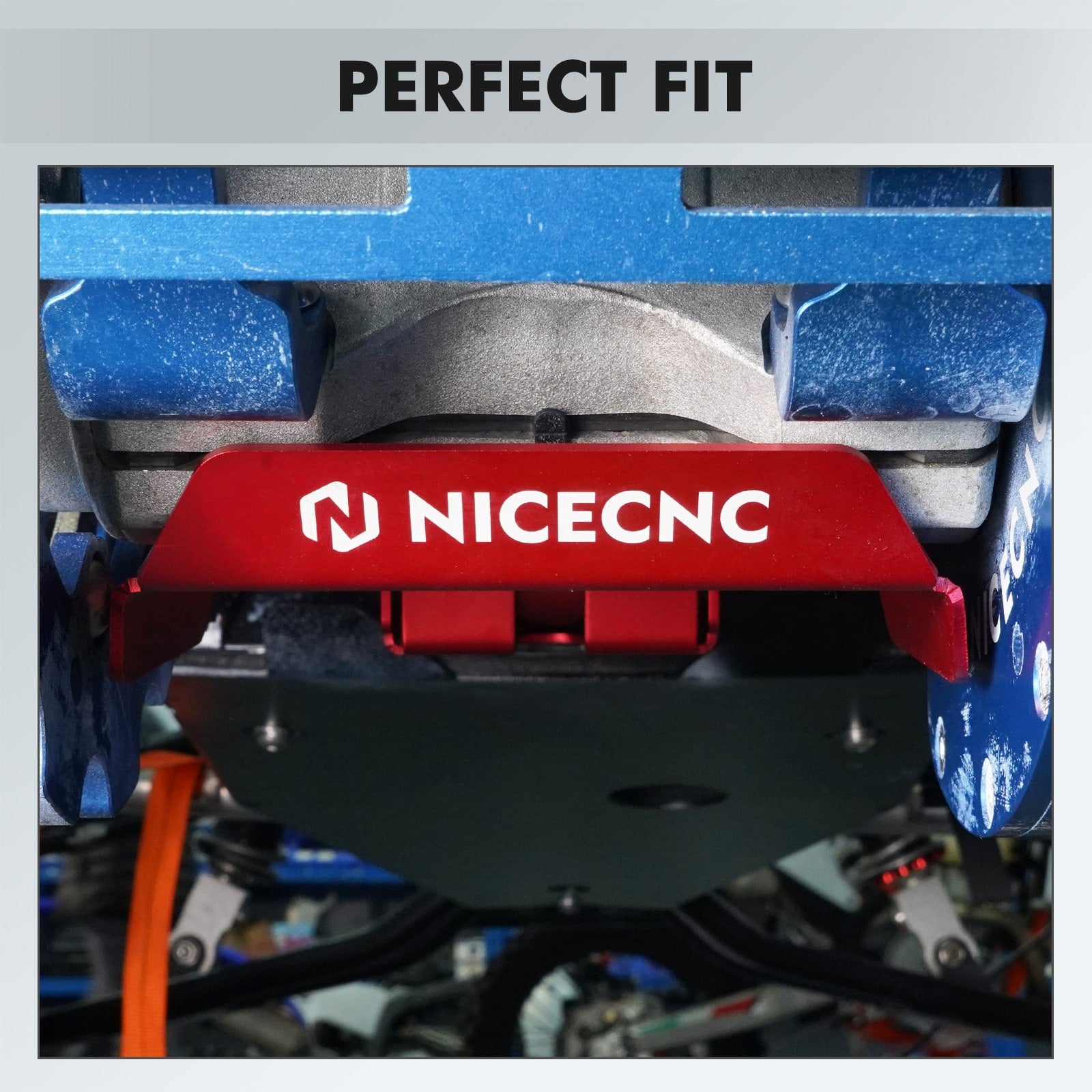 ATV Swing Arm Skid Plate Guard Protector Thickened For Yamaha Raptor 700R 2013-2024