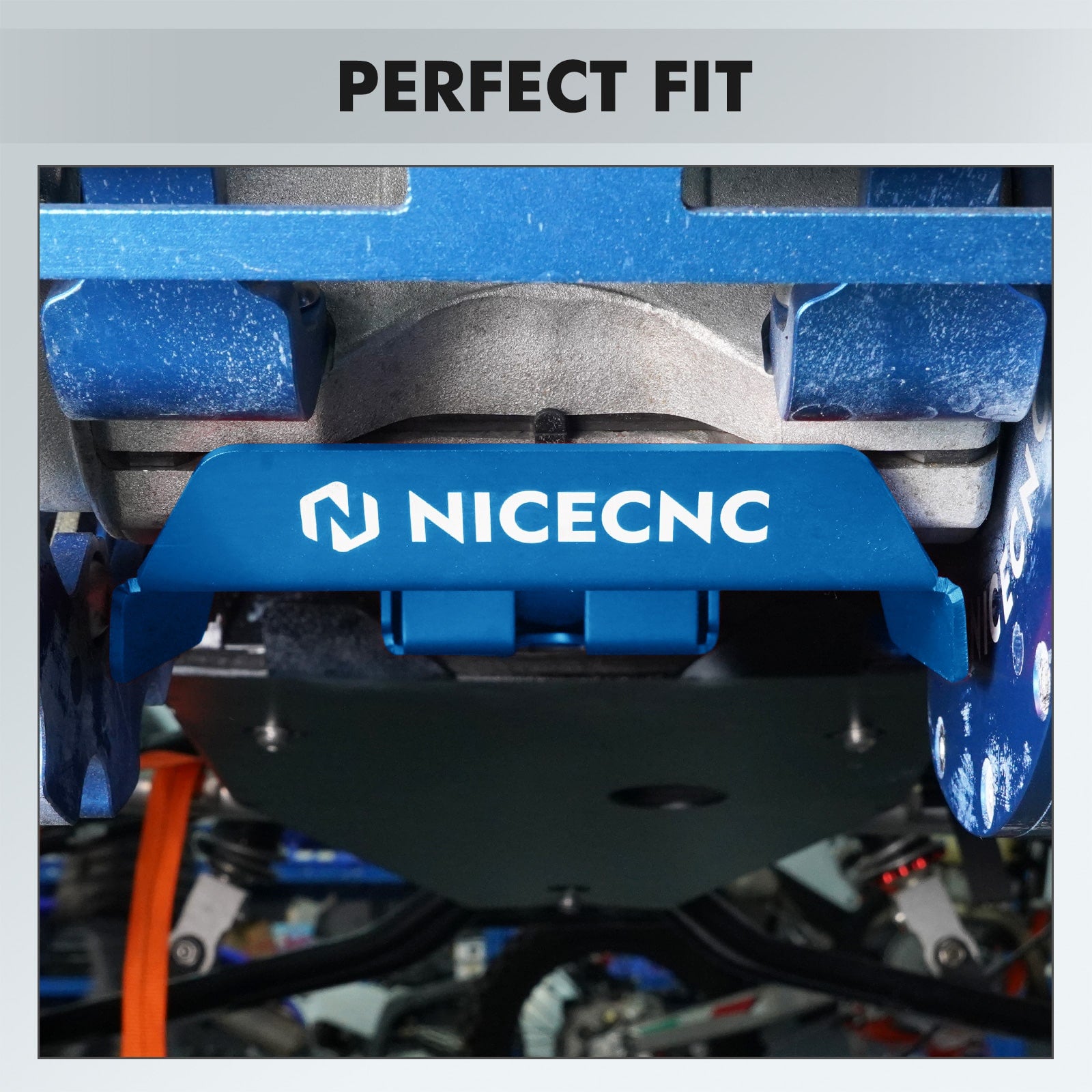 ATV Swing Arm Skid Plate Guard Protector Thickened For Yamaha Raptor 700R 2013-2024