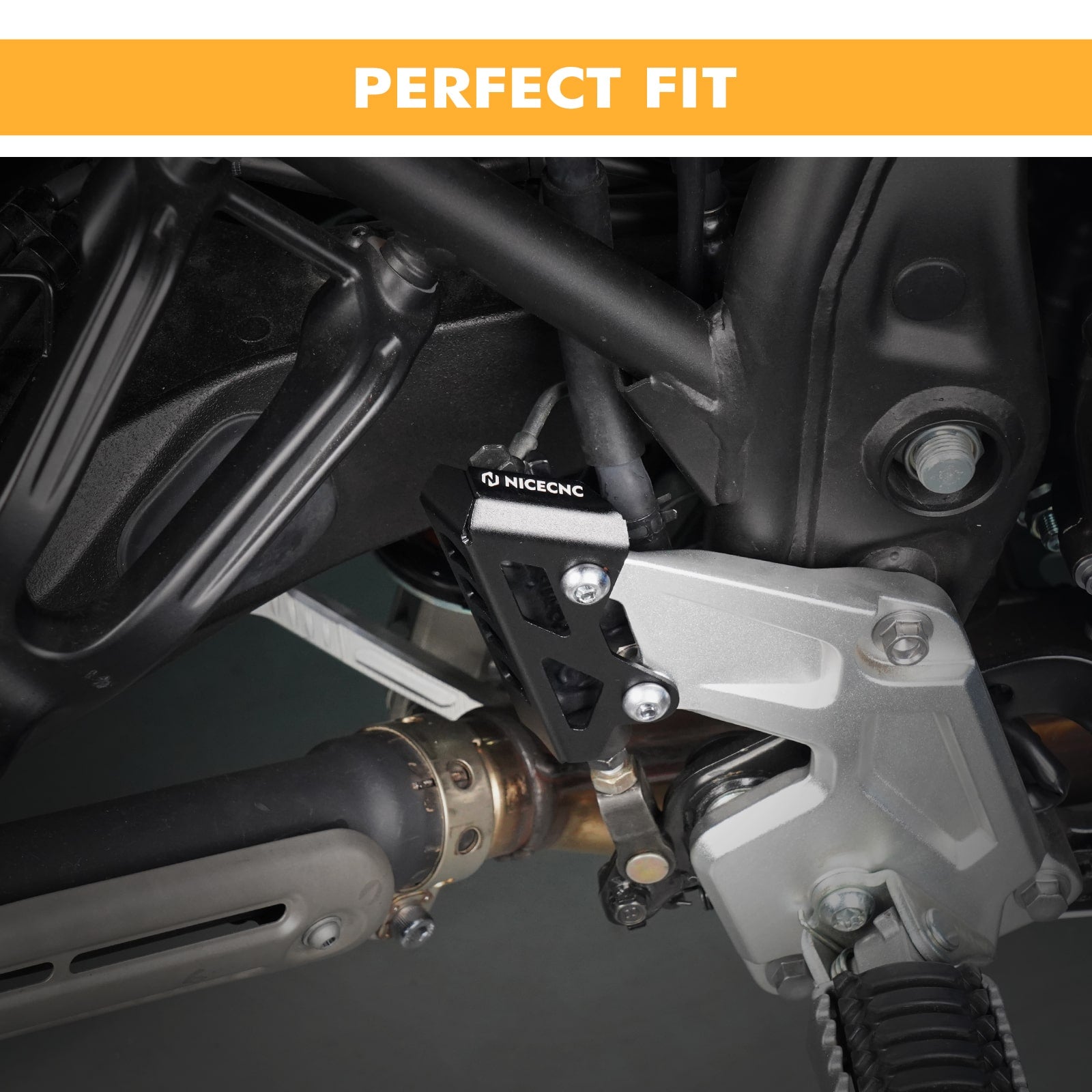 Rear Brake Master Cylinder Guard Pump Protector Cover For Yamaha Tenere 700 /XTZ 700 2019-2024 XSR700 MT-07 FZ07 ABS