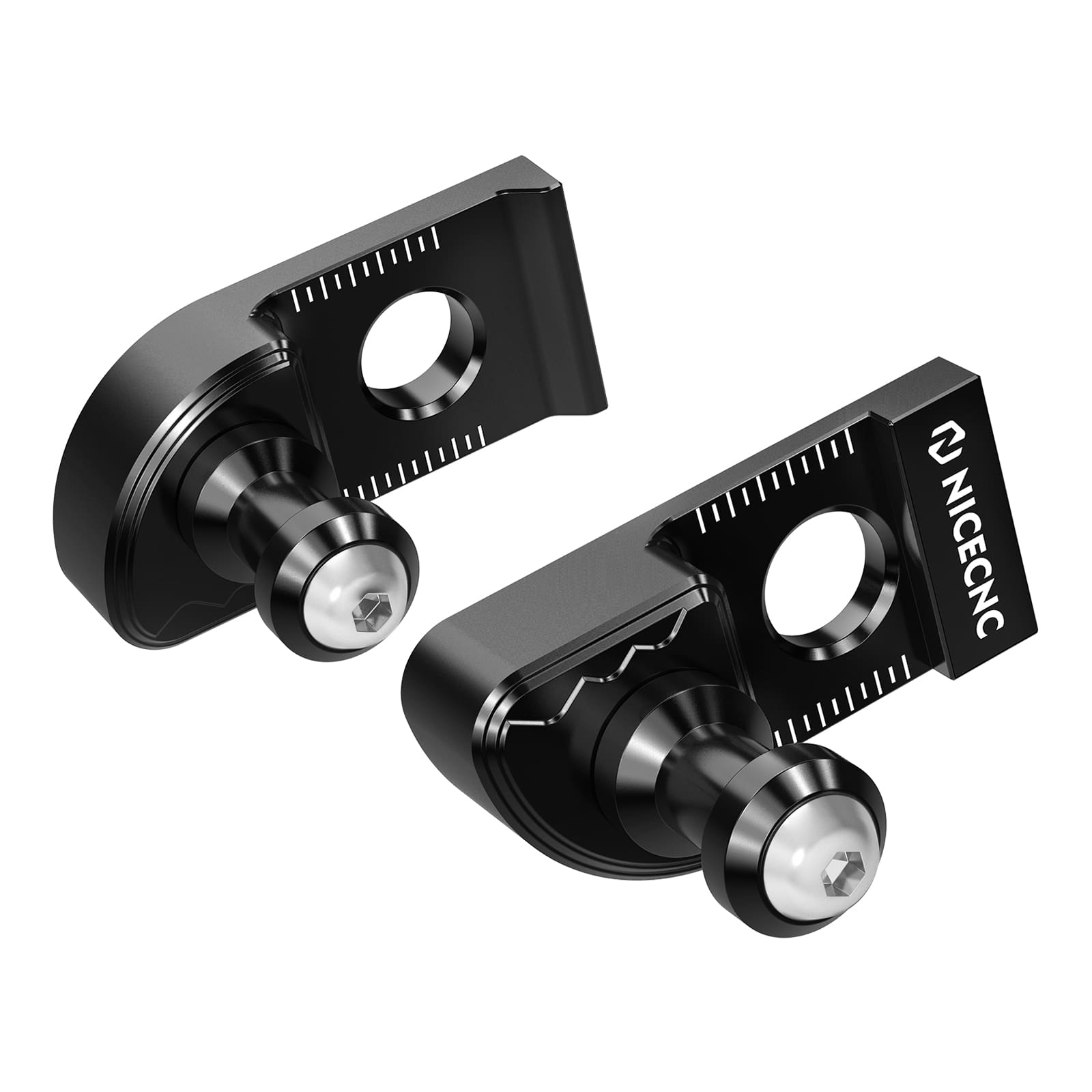 Chain Adjuster Blocks & Swingarm Spools Slider for Yamaha Tenere700 2019-2024 XSR900 Tracer 900 FJ09