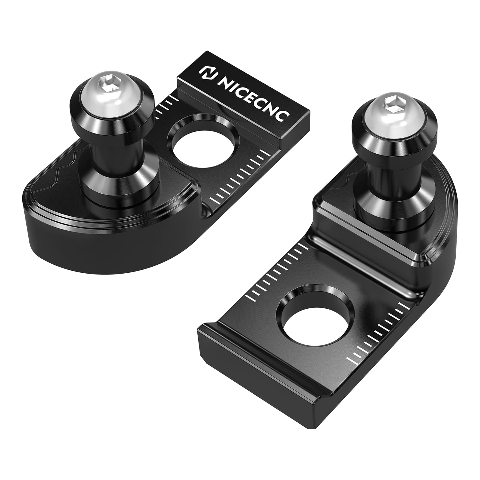 Chain Adjuster Blocks & Swingarm Spools Slider for Yamaha Tenere700 2019-2024 XSR900 Tracer 900 FJ09