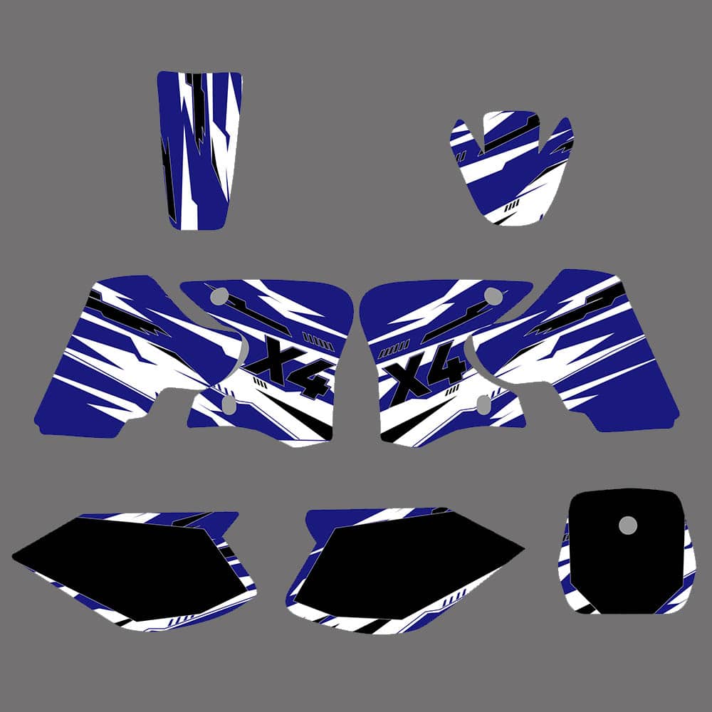 Motorcycle Backgrounds Decals for Yamaha TTR90 2000-2007