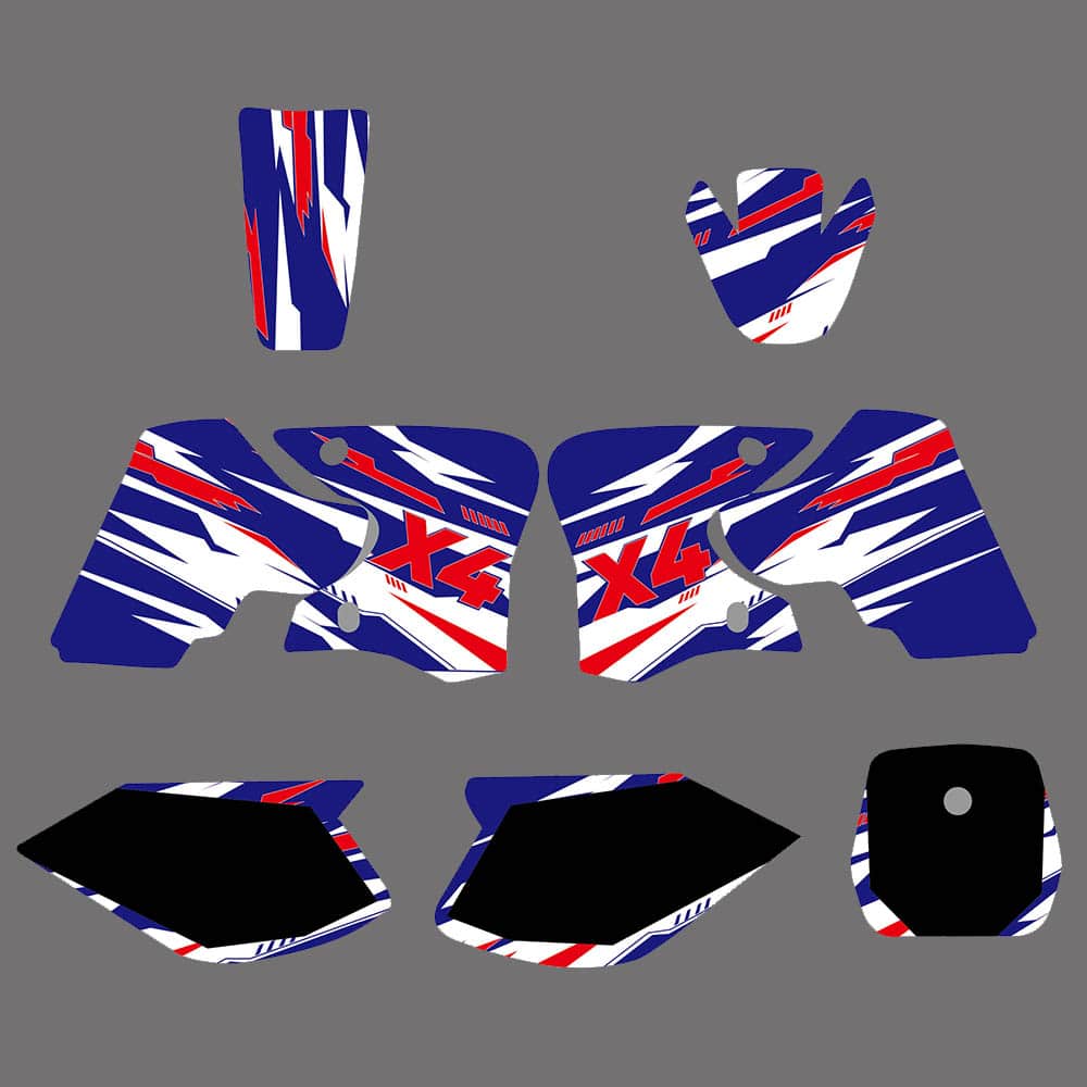 Motorcycle Backgrounds Decals for Yamaha TTR90 2000-2007