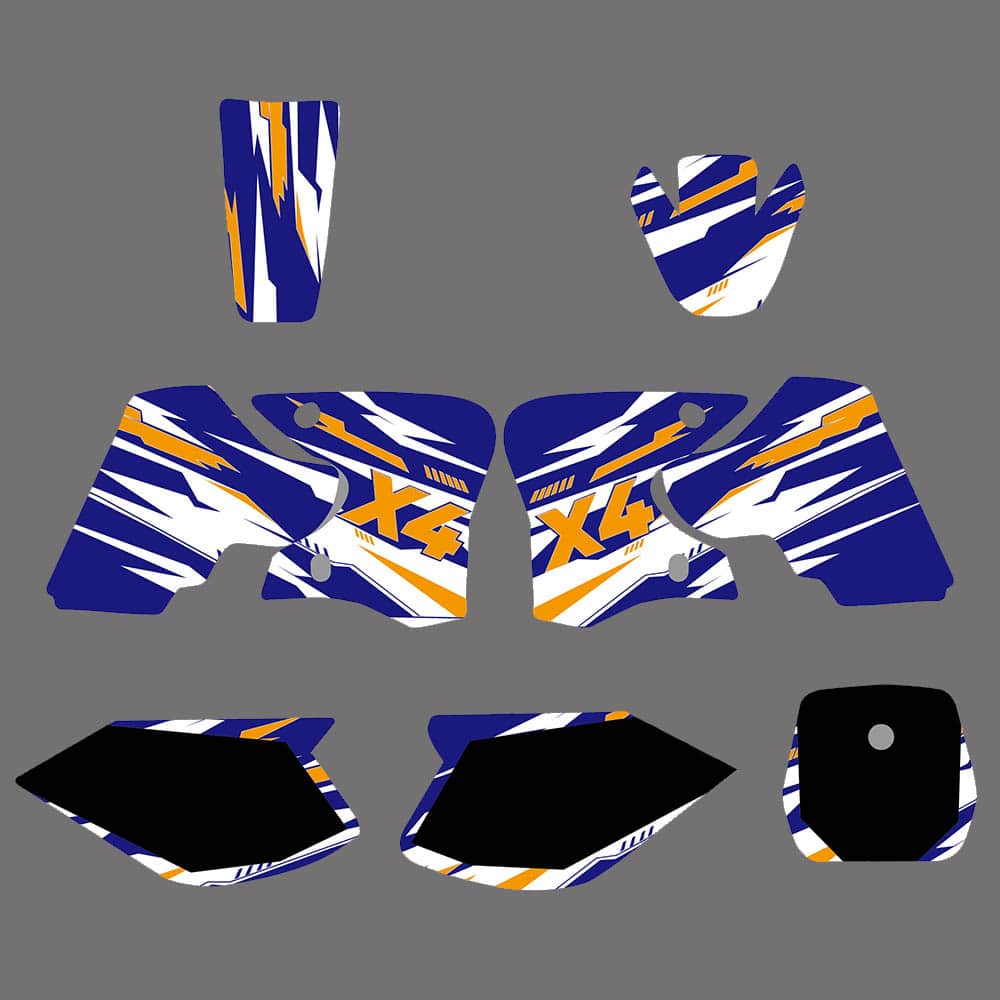 Motorcycle Backgrounds Decals for Yamaha TTR90 2000-2007