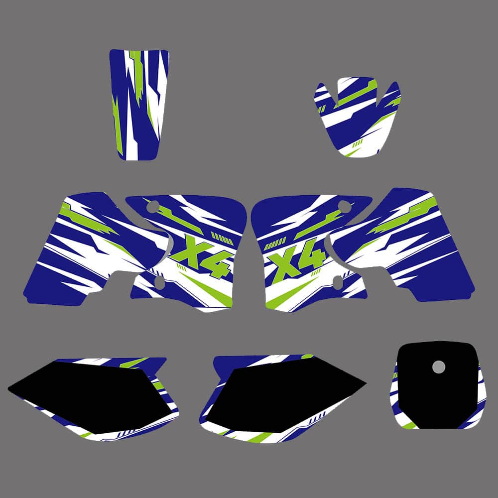 Motorcycle Backgrounds Decals for Yamaha TTR90 2000-2007