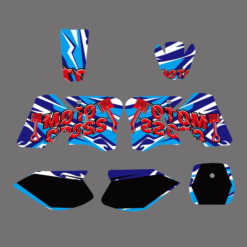 Motorcycle Backgrounds Decals for Yamaha TTR90 2000-2007