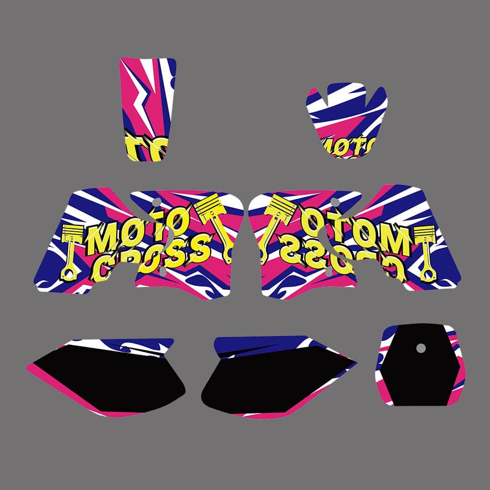 Motorcycle Backgrounds Decals for Yamaha TTR90 2000-2007