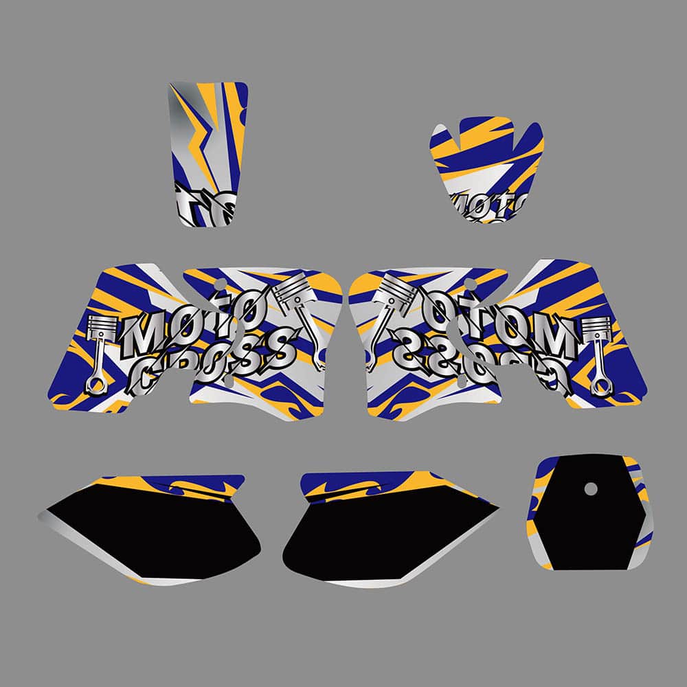 Motorcycle Backgrounds Decals for Yamaha TTR90 2000-2007
