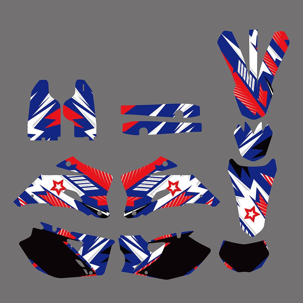 Motorcycle Decals Stickers Kits for WR250F WR450F 2007-2011