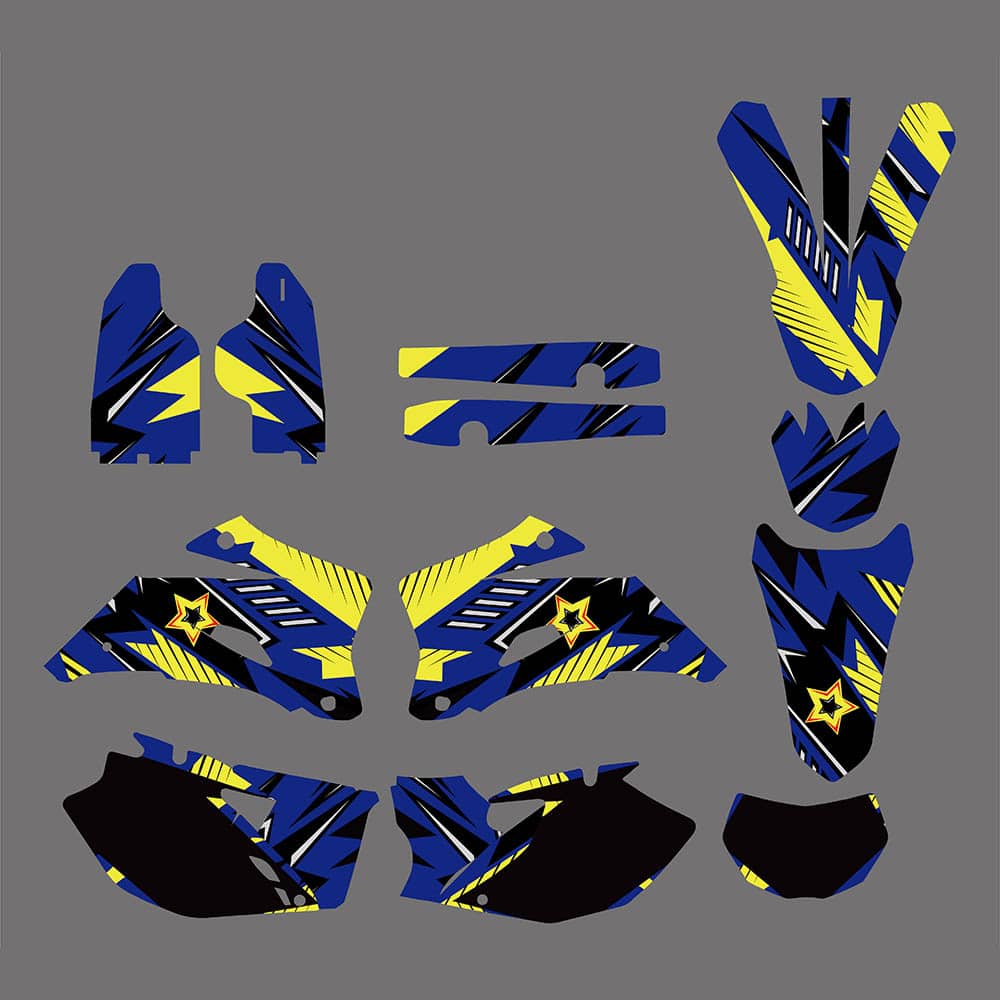 Motorcycle Decals Stickers Kits for WR250F WR450F 2007-2011