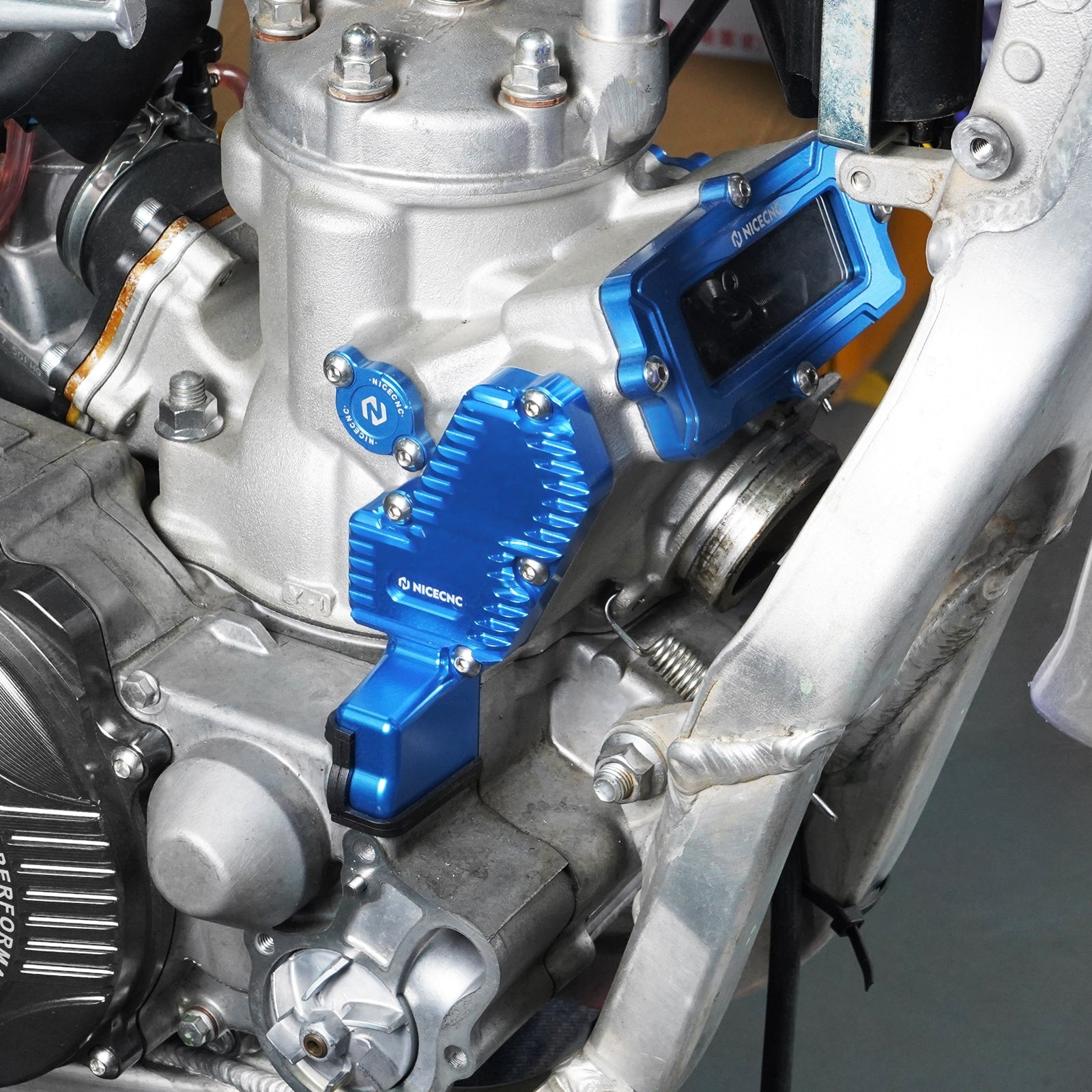 Cylinder Power Valve Holder Cap Kit For Yamaha YZ250 1999-2023 YZ250X 16-23