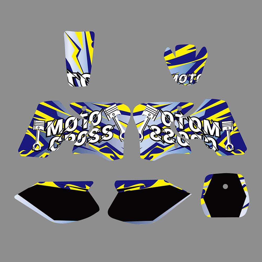 Motorcycle Backgrounds Decals for Yamaha TTR90 2000-2007