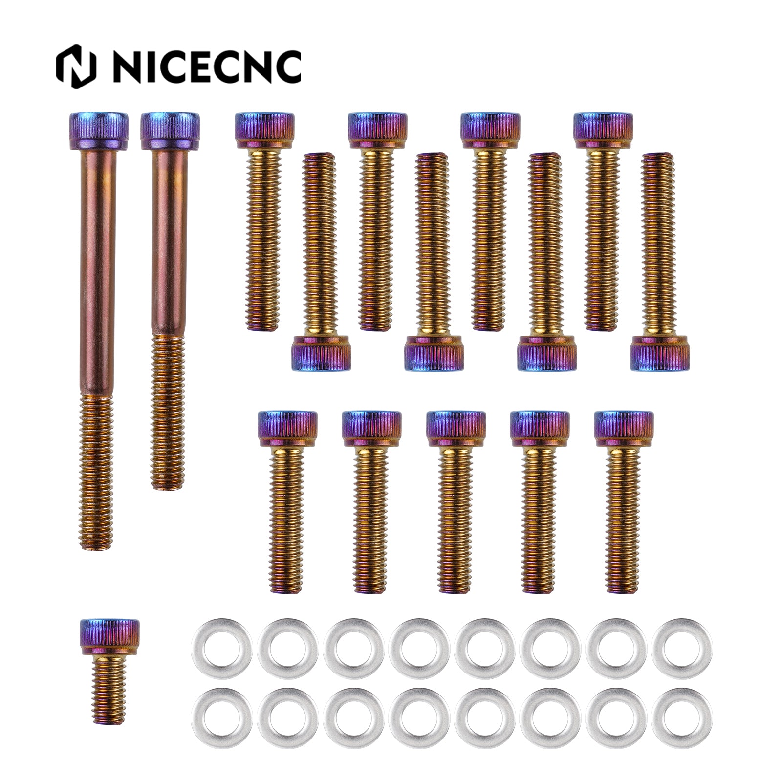 Flange Socket Head Screws Clutch Side Bolts For Yamaha YZ250 1999-2024 YZ250X 2016-2024