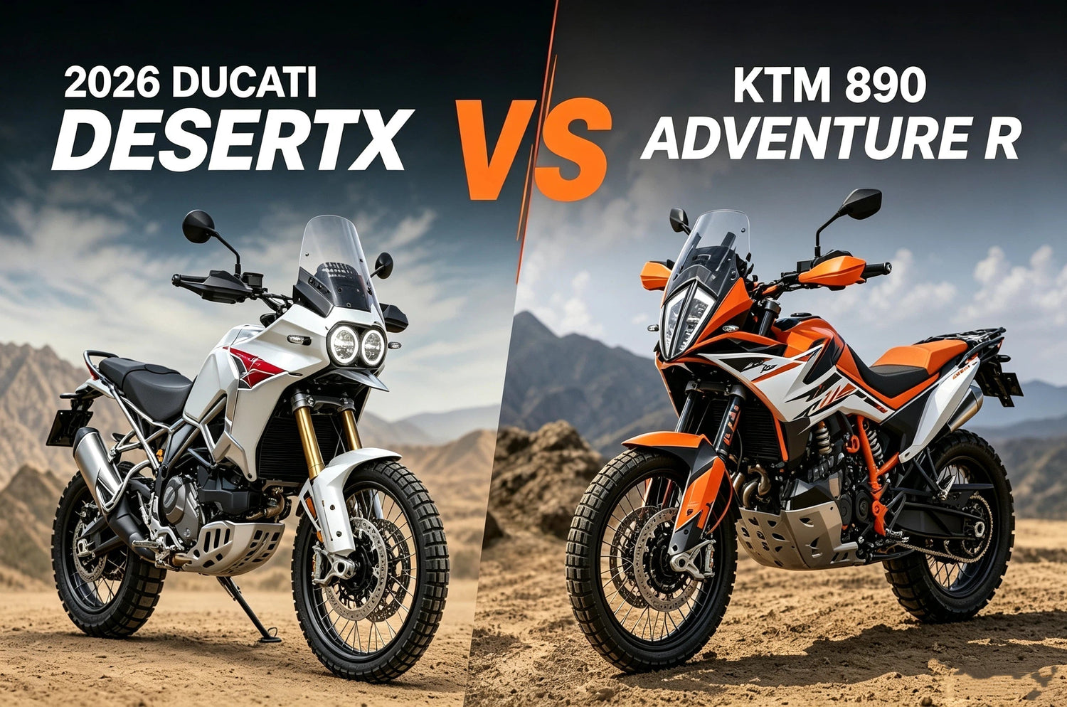 2026 Ducati DesertX vs KTM 890 Adventure R: Which One Fits You?