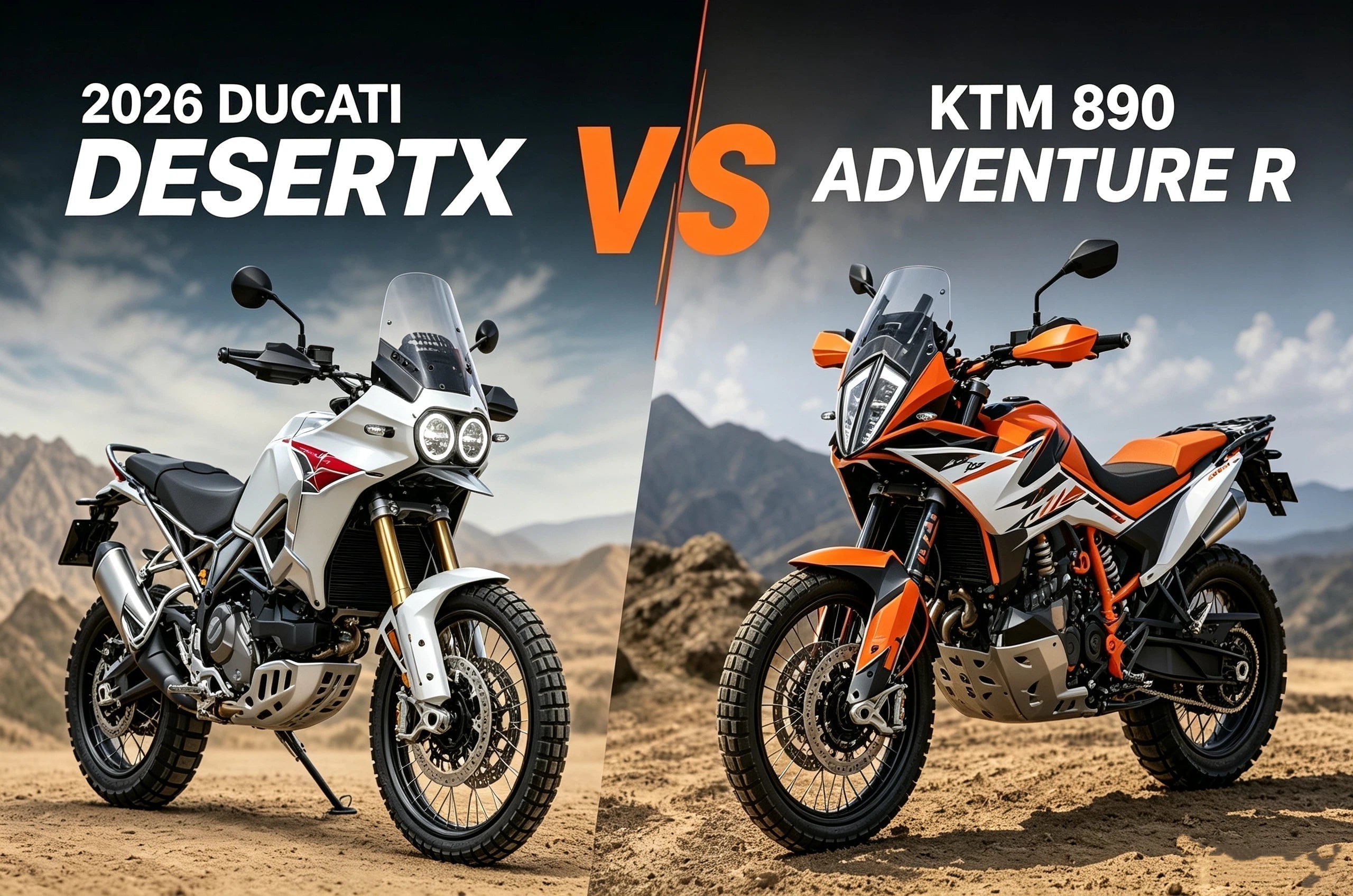 2026 Ducati DesertX vs KTM 890 Adventure R: Which One Fits You?