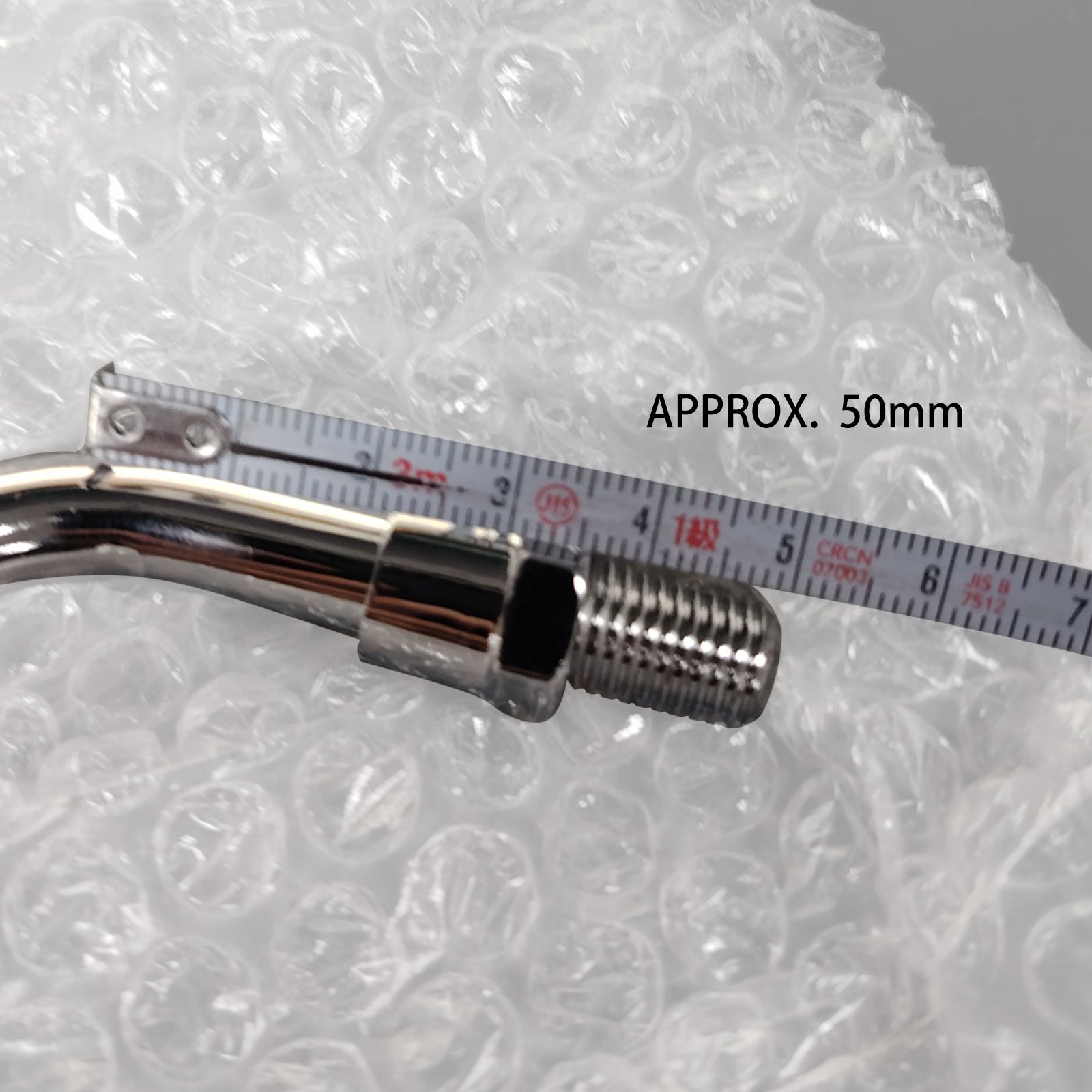 Pair of M10x1.25mm chrome-plated rearview mirrors for Honda XL125S CB650 GL1000