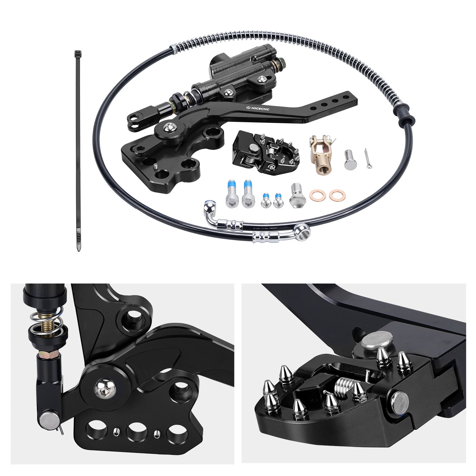 Hydraulic Rear Foot Brake For Surron Light Bee X / S Segway X160 X260