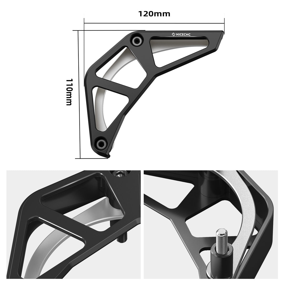Front Sprocket Guard Chain Cover For Suzuki DRZ400S RZ400SM 2000-2024