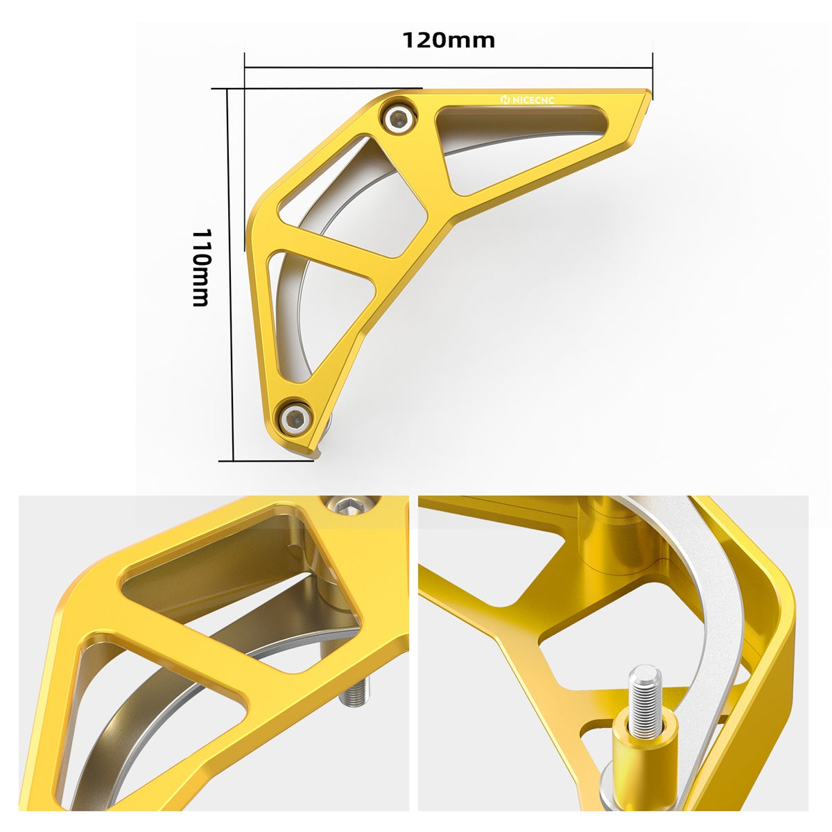 Front Sprocket Guard Chain Cover For Suzuki DRZ400S RZ400SM 2000-2024