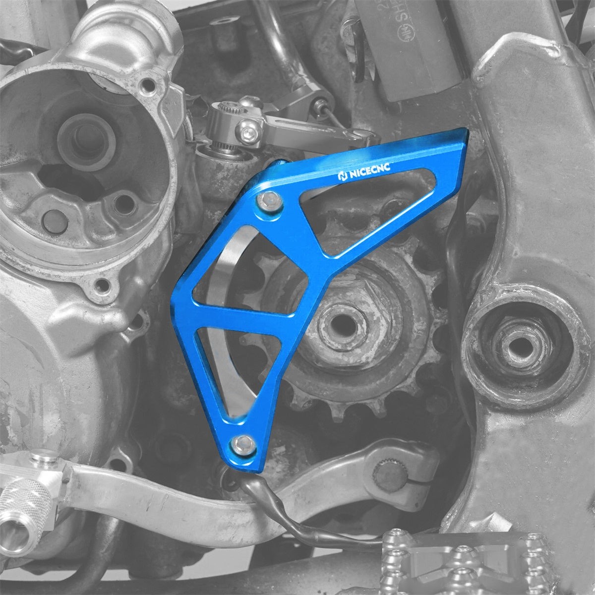 Front Sprocket Guard Chain Cover For Suzuki DRZ400S RZ400SM 2000-2024