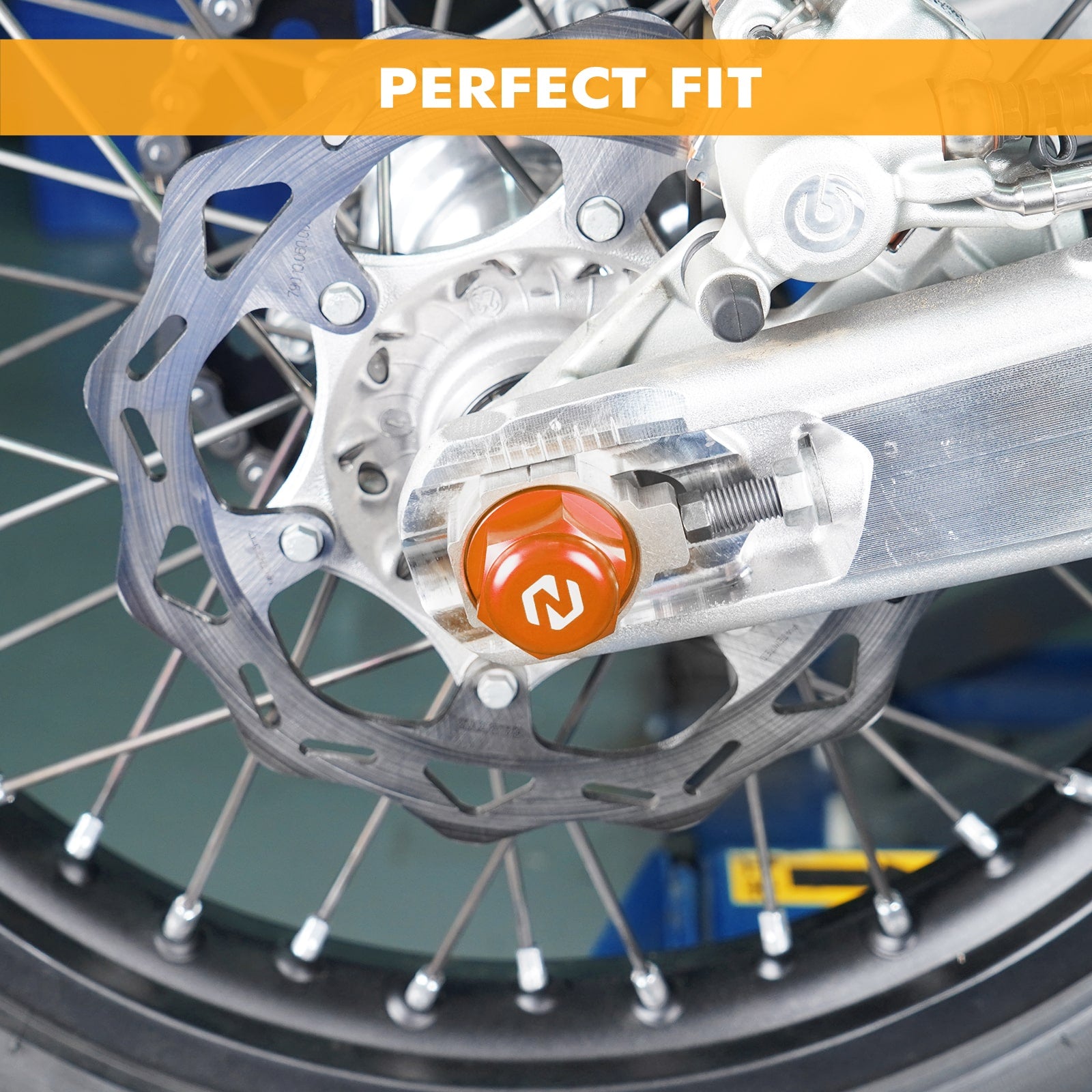 Rear Wheel Spindle Axle Nut Shaft Lock M22xP1.5 For KTM Husqvarna 2023