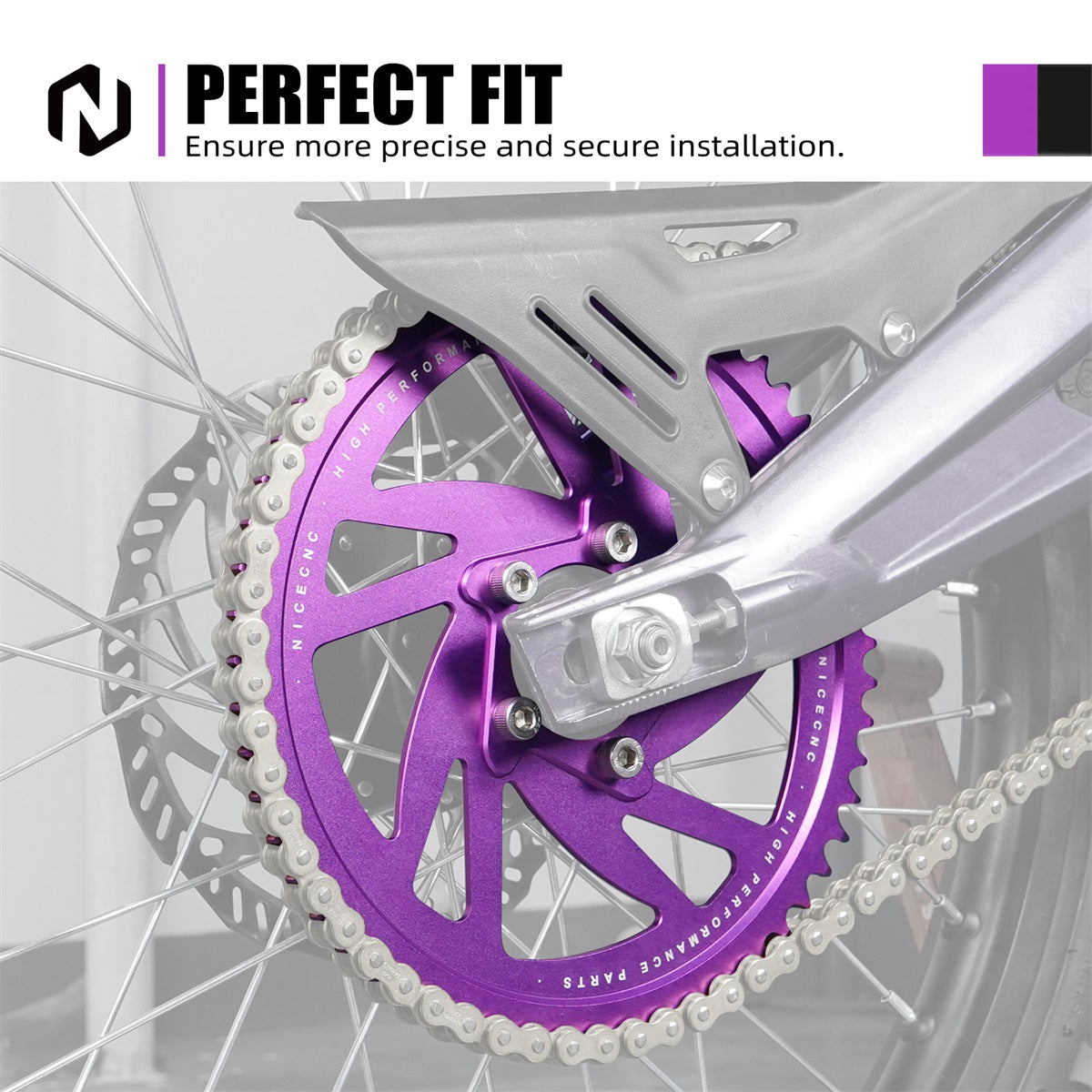 58T Rear Sprocket For Surron Light Bee X/ S/ L1E Segway X160 X260