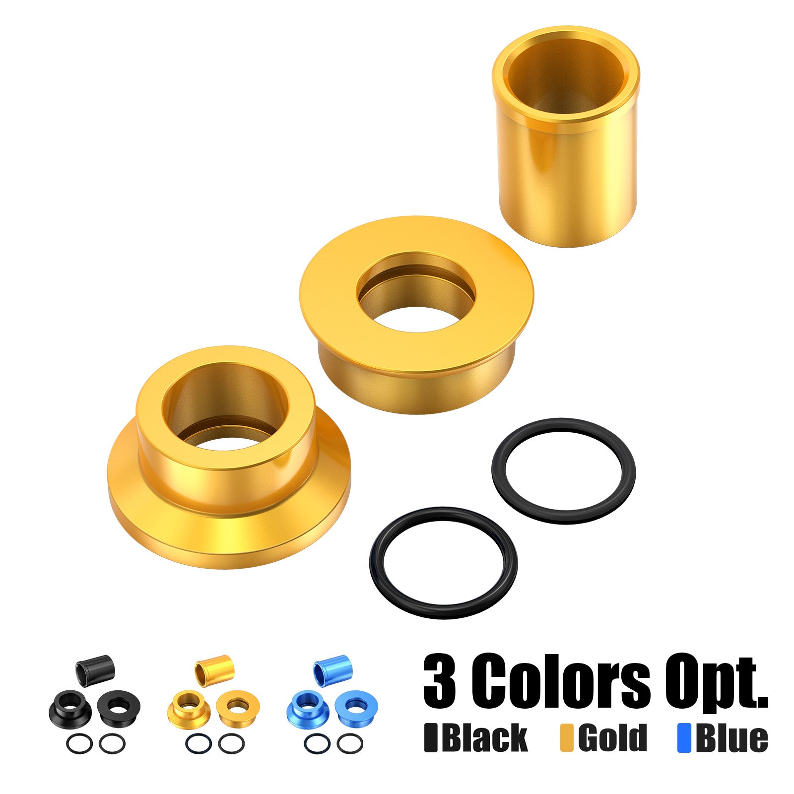 Front Rear Wheel Spacers Set For Suzuki DRZ400/E/S/SM 2000-2024
