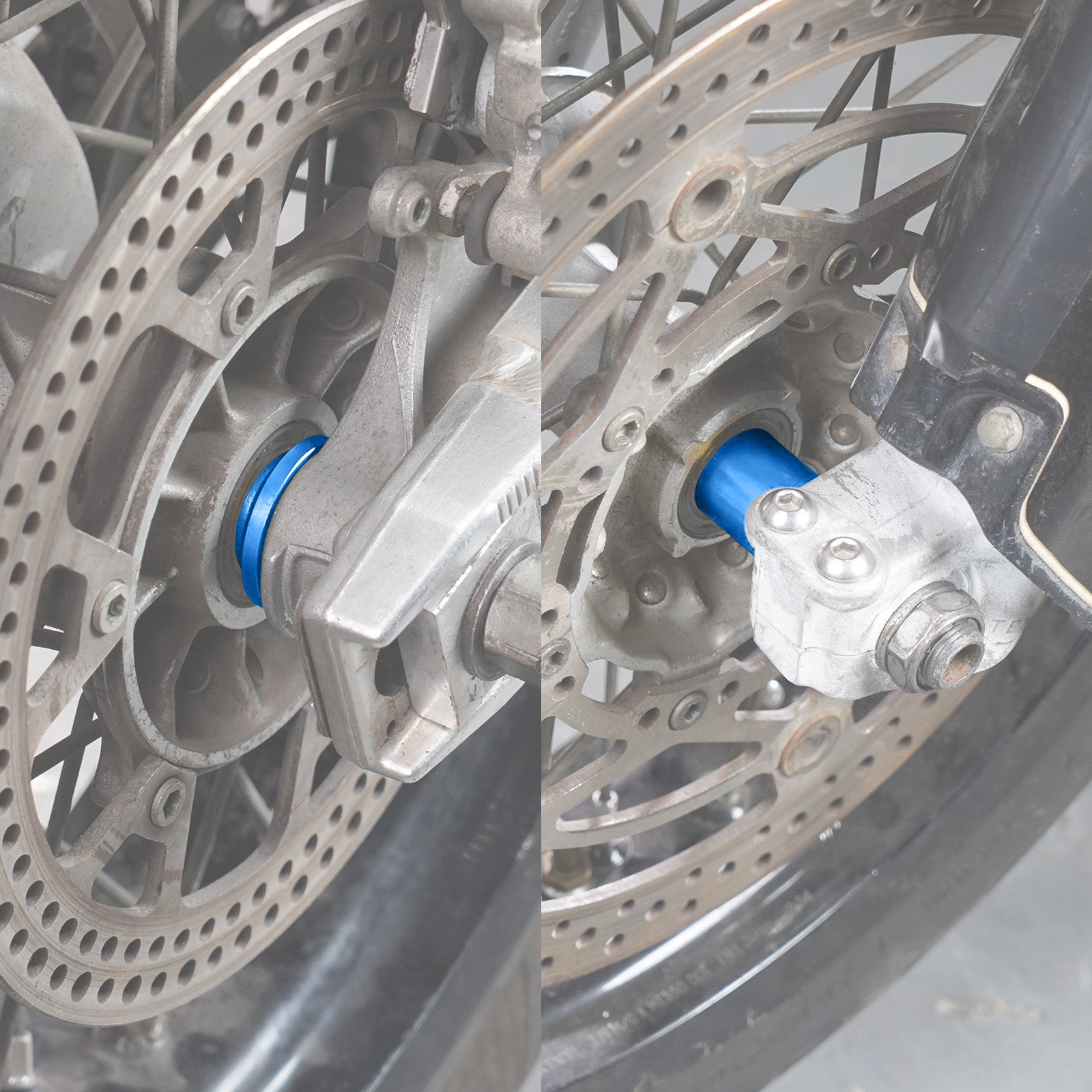 Front Rear Wheel Spacers Set For Suzuki DRZ400S DRZ400E DRZ400SM